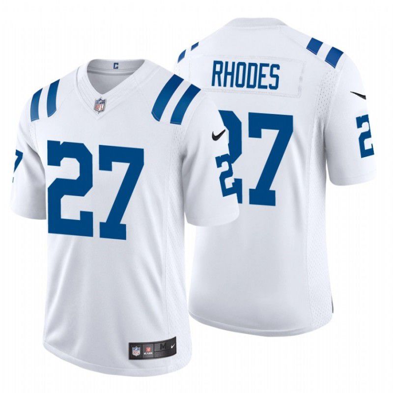 Men Indianapolis Colts #27 Xavier Rhodes Nike White Limited NFL Jersey->jacksonville jaguars->NFL Jersey